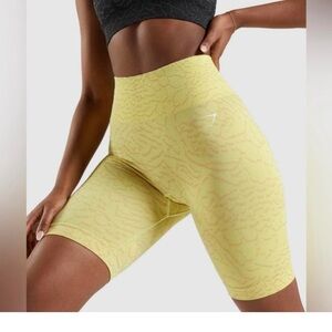 GYMSHARK ADAPT Seamless Yellow Shorts